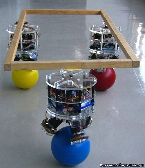 Робот балансирующий на шаре